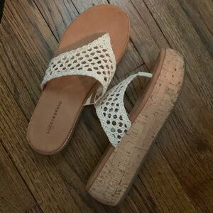 Lucky Brand wedge sandals